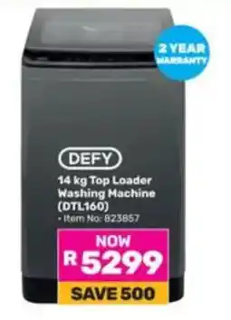 Game DEFY 14 kg Top Loader Washing Machine offer