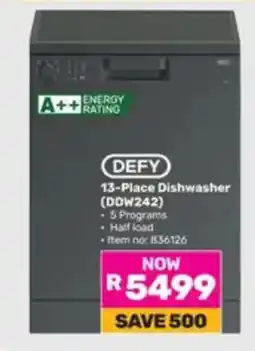 Game Defy 13-Place Dishwasher offer