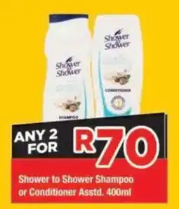 OK Grocer Shower to Shower Shampoo or Conditioner offer
