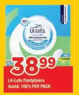 OK Grocer Lil-Lets Pantyliners offer