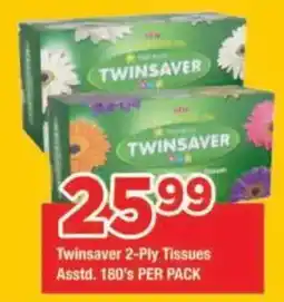 OK Grocer Twinsaver 2-Ply Tissues offer