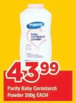 OK Grocer Purity Baby Cornstarch Powder offer