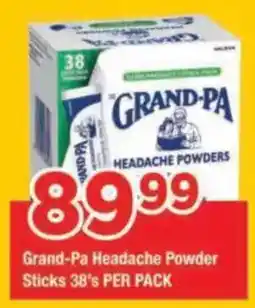 OK Grocer Grand-Pa Headache Powder offer