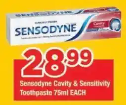 OK Grocer Sensodyne Cavity & Sensitivity Toothpaste offer