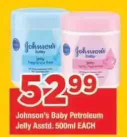 OK Grocer Johnson's Baby Petroleum Jelly Assorted offer