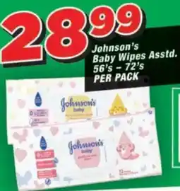 OK Grocer Johnson's Baby Wipes Assorted offer