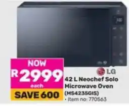 Game LG 42 L Neocchef Solo Microwave Oven offer