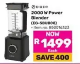 Game EIGER 2000 W Power Blender offer