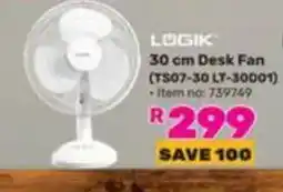 Game LOGIK 30 cm Desk Fan offer
