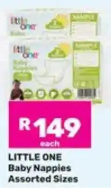 Game LITTLE ONE Baby Nappies Assorted Sizes offer
