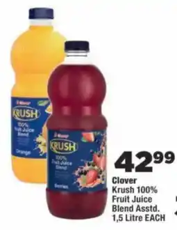 OK MiniMark Clover Krush 100% Fruit Juice Blend offer