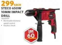 BUCO STECO 650W 10MM IMPACT DRILL offer