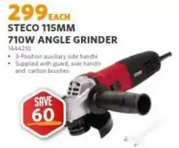 BUCO STECO 115MM 710W ANGLE GRINDER offer