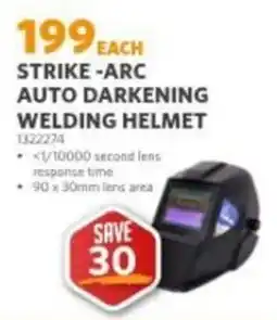 BUCO STRIKE-ARC AUTO DARKENING WELDING HELMET offer
