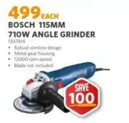 BUCO BOSCH 115MM 710W ANGLE GRINDER offer