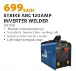 BUCO STRIKE ARC 120AMP INVERTER WELDER offer