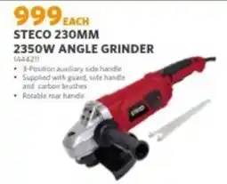 BUCO STECO 230MM 2350W ANGLE GRINDER offer