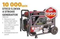 BUCO STECO 5.5KVA 4 STROKE GENERATOR offer