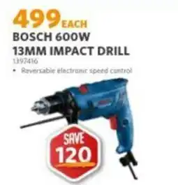 BUCO BOSCH 600W 13MM IMPACT DRILL offer