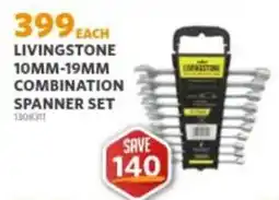 BUCO Livingstone 10mm-19mm Combination Spanner Set offer