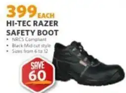 BUCO HI-TEC RAZER SAFETY BOOT offer