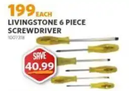 BUCO Livingstone 6 Piece Screwdriver offer
