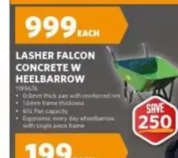 BUCO Lasher Falcon Concrete W Heelbarrow offer