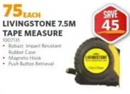 BUCO Livingstone 7.5M Tape Measure offer