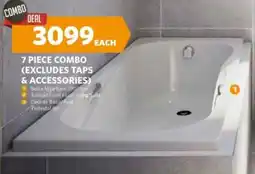 BUCO 7 PIECE COMBO (EXCLUDES TAPS & ACCESSORIES) offer