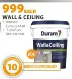 BUCO Duram Wall & Ceiling offer