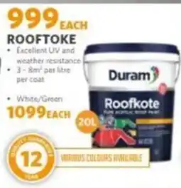 BUCO Duram Roofkote offer