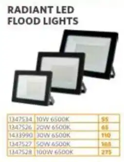 BUCO RADIANT LED FLOOD LIGHTS offer
