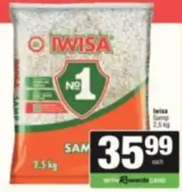 SuperSpar Iwisa Samp offer
