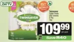 SuperSpar Twinsaver Toilet Rolls offer