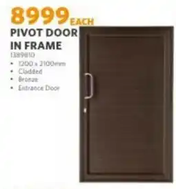 BUCO PIVOT DOOR IN FRAME offer