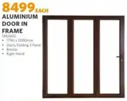 BUCO Aluminium door in frame offer
