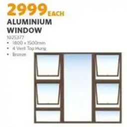BUCO ALUMINIUM WINDOW offer