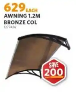 BUCO AWNING 1.2M BRONZE COL offer