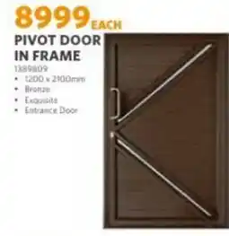 BUCO PIVOT DOOR IN FRAME offer