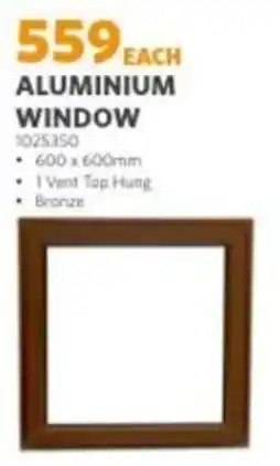 BUCO ALUMINIUM WINDOW offer