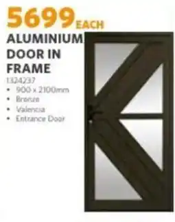 BUCO ALUMINIUM DOOR IN FRAME offer
