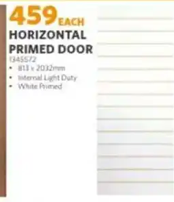 BUCO HORIZONTAL PRIMED DOOR offer
