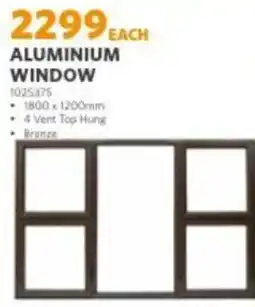 BUCO ALUMINIUM WINDOW offer