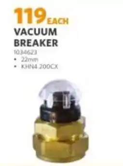 BUCO VACUUM BREAKER offer