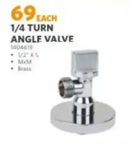 BUCO 1/4 TURN ANGLE VALVE offer
