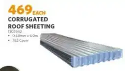 BUCO CORRUGATED ROOF SHEETING offer