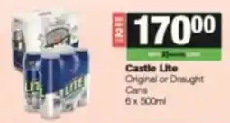 SuperSpar Castle Lite Cans offer