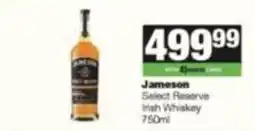 SuperSpar Jameson Select Reserve Irish Whiskey offer