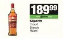 SuperSpar Klipdrift Export Brandy offer