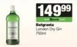 SuperSpar Belgravia London Dry Gin offer